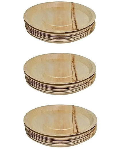 Areca Round Plates 10Pcs